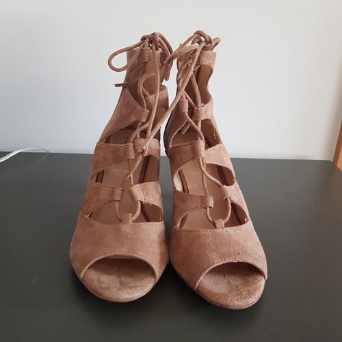 Wildleder ancle boot peeptoe - boot,,