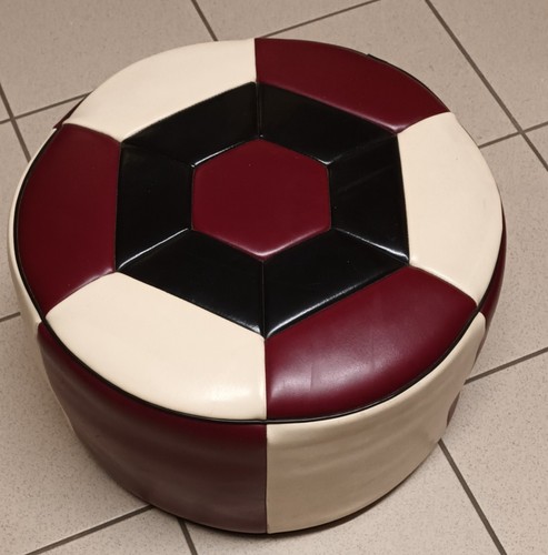 Pouf sitzhocker aus leder - pouf,