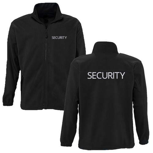 Fleecejacke security bestickt - fleecejacke,