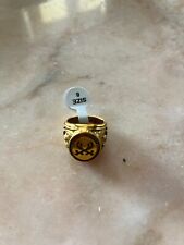 Siegelring Rund, Stahl poliert