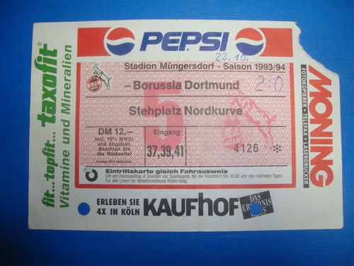 Ticket fc köln - 1., bvb