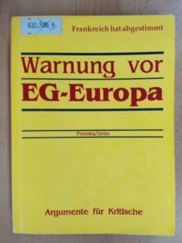 Warnung vor europa - warnung,