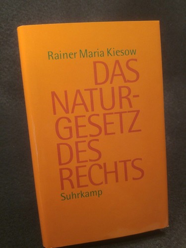 Das naturgesetz des rechts - das,