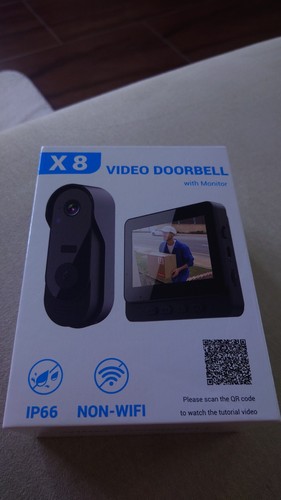 Video türklingel mit monitor - video,