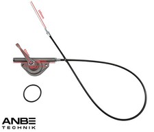 Gashebel mit Seilzug L780mm Rüttelplatte Stampfer Bomag Ammann Rasenmäher