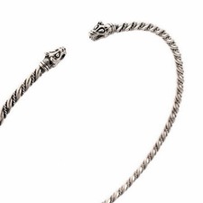 Wikinger-Torque "Wolfskopf"