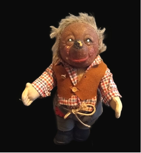 Alte steiff mecki figur - mecki,
