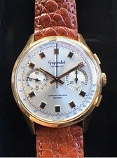 GIGANDET Chronograph  # Gelbgold 750 / 18 kt # 38mm # Swiss Made # Handaufzug