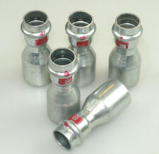 5x VIEGA PRESTABO STAHL PRESS REDUZIERSTÜCK 28 MM x 18 MM FITTING REDUZIERUNG