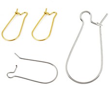 10stk Ohrhaken Ohrringe 24mm