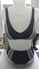 Solar bikini schwarz weiß - solar, schwarz/weiß