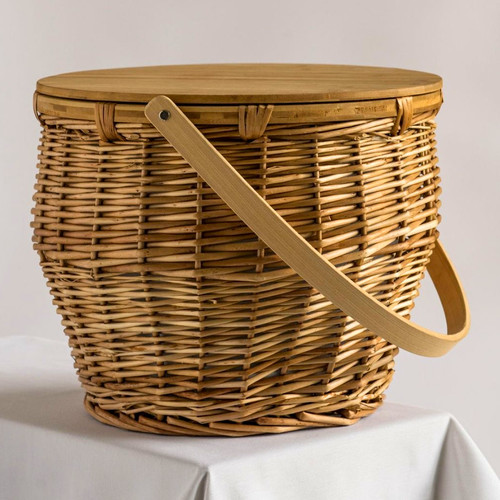 Isolierter picknickkorb ohne - picknickkorb,