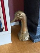 Ente (antik)  als Kamindeko, Buchstütze sonstige Dekoration  (ca. 1930)