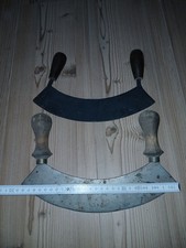 2x Altes Wiegemesser mit