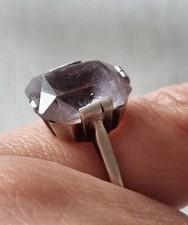 Ring mit hell lila Stein, Damen, Silber 925 Gr. 18  /57