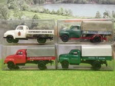 Brekina H0 Konvolut 4 x Opel Blitz LKW Veltins etc in OVP  (VH) C1157