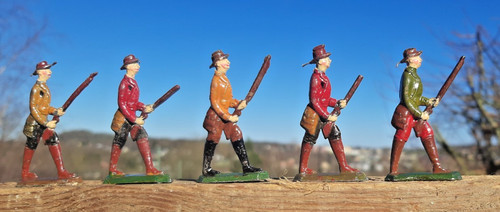 Uralt zinn figur trapper - uralt,