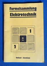 Formelsammlung Elektrotechnik. (Lernmaterialien)