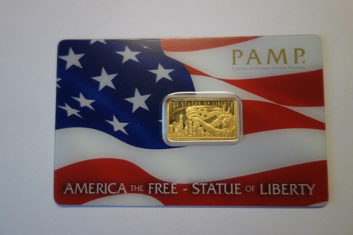 Goldbarren pamp statue - g,