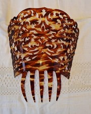 Antiker, sehr großer Steckkamm / Haarschmuck, Peineta / Mantilla