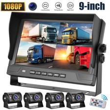 4x AHD Rückfahrkamera 9 Zoll