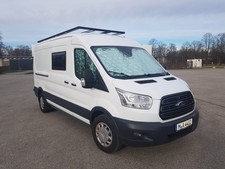 Wohnmobil Ford Transit L3H2, autark mit Solar, Warmwasser-Dusche