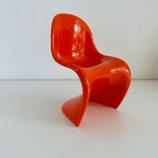 Miniatur panton chair orange - panton, chair,