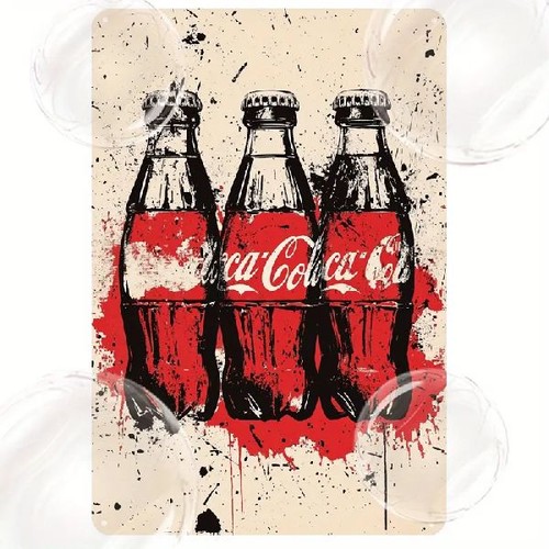 Blechschild coca cola deko - blechschild,