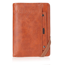 Leder Reisepasshülle, Travel