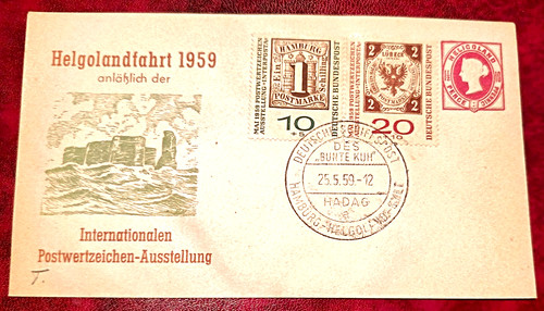 Helgoland ganzsache 1875 - helgoland,