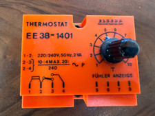 Thermostat EE 38-1401 Elreha 10A Res, 4A ind  Siehe Anleitung