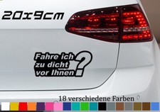 Auffahren Aufkleber Sticker