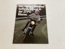 Yamaha Prospekt Brochure 27-PS-Klasse 1981 original 6-seitig 4 Modelle rar !
