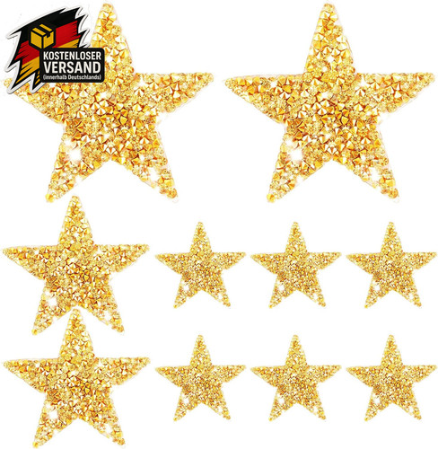 Stern patches zum - zum, aufbügeln