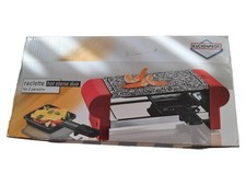 KÜCHENPROFI Hot Stone Duo Raclette für 2 Personen Rot