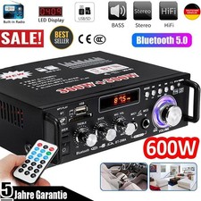 600W HiFi-Verstärker 220V Bluetooth Mini Endstufe USB SD AUX Musik Sound Party