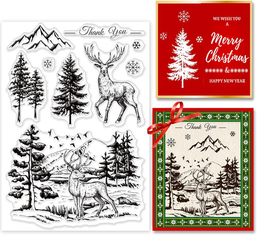 Weihnachten hirsch wald - weihnachten,