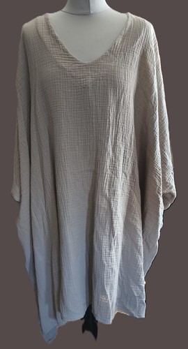 Musselin oversize shirt tunika - musselin,