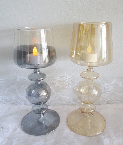 Glas teelichthalter - st.,