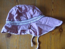 Pickapooh Sonnenschutz Mütze mit Nackenschutz, UV 60, Größe 50  altrosa