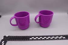 Tupperware 2 Henkelbecher 300 mL dickwandig Camping  lila oder schwarz