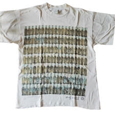 VINTAGE 1993 ANDY WARHOL COCA COLA POPART T-SHIRT M