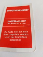 Monopoly Karte Hypothekenbrief Hauptbahnhof