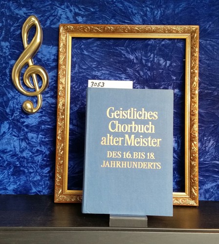 Geistliches chorbuch alter - chorbuch,