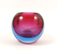 Sommerso vase murano höhe - murano,