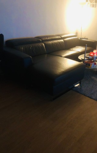 Echte leder sofa mit - echte,