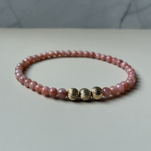 Sonnenstein armband 4mm - sonnenstein,