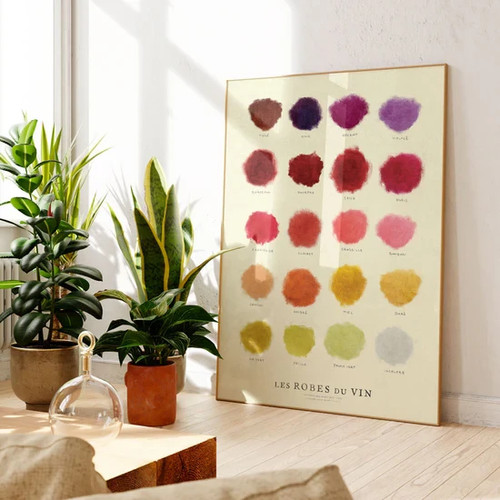 Poster 50x70 weinfarben - 50x70,