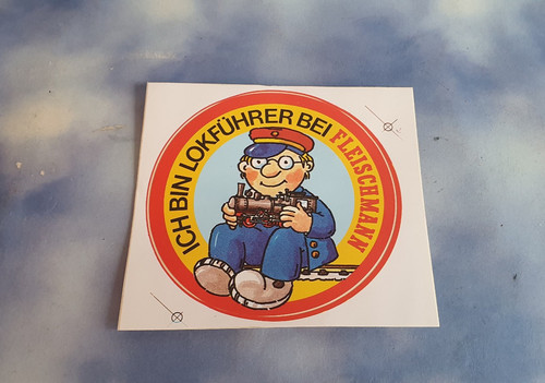 Eisenbahnaufkleber ich bin - ,
