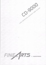 Grundig Bedienungsanleitung für CD 9000  Copy